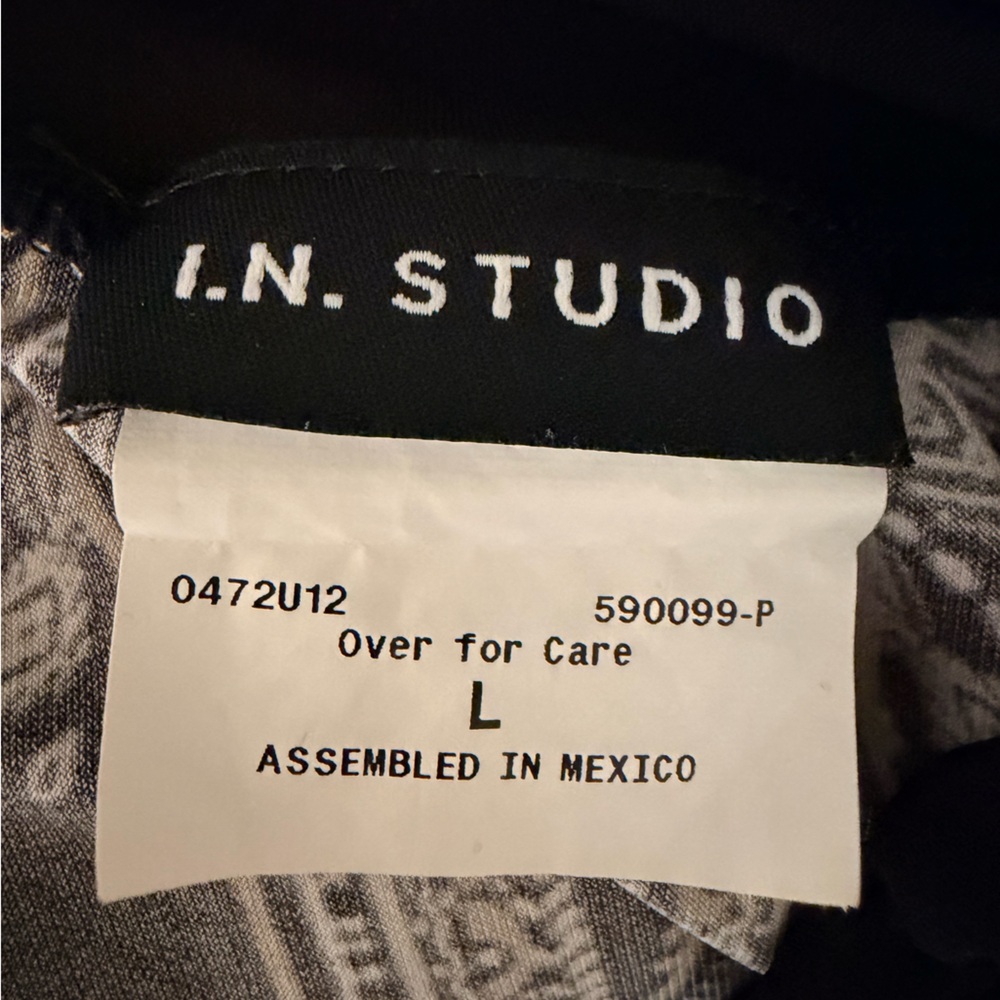I.N. Studio Black and Tan Maxi Skirt - Picture 5 of 6